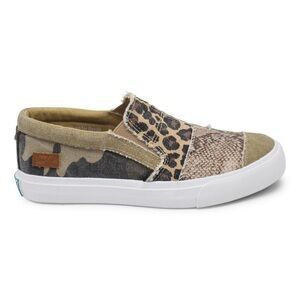 Blowfish Malibu Slip-On Sneakers Camo Patchwork Print SIZE 8